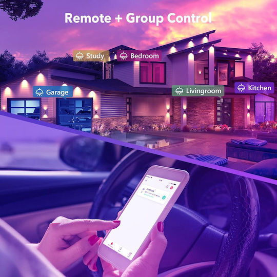 Smart Smart Λάμπα LED για Ντουί E27 RGB