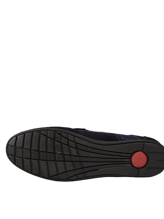 Men's Leather Moccasins Blue