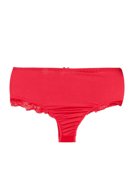 Hochtailliert Damen Brasilien Red