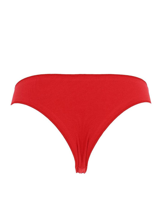 Damen Brasilien mit Spitze Rot