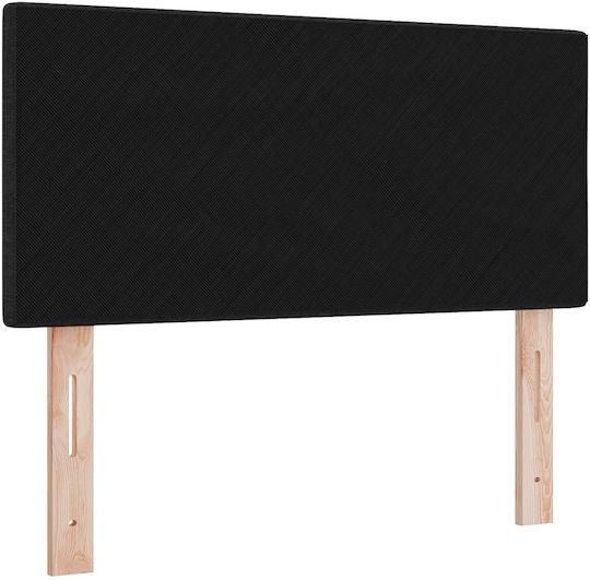 vidaXL Stoff-Kopfstütze für Betten Schwarz 100x88cm