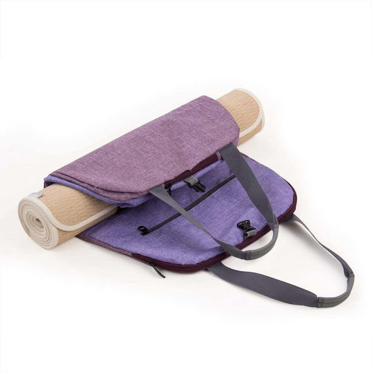 Bodhi Yoga Mat Bag Namaste Multifunctional Carrying Bag Light Berry