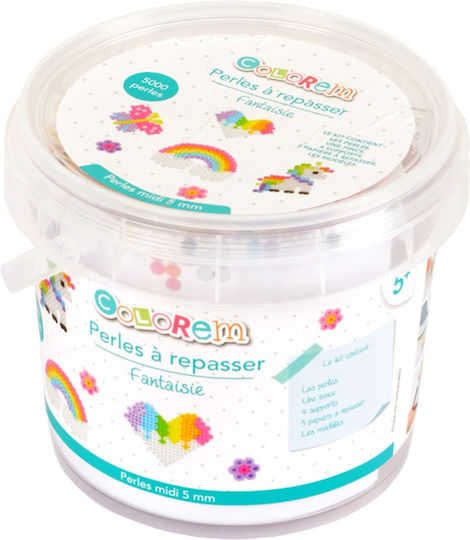 Children's Craft Set Iron-On Beads Colorem Ages 6 and Up 5000 Pieces Wper216