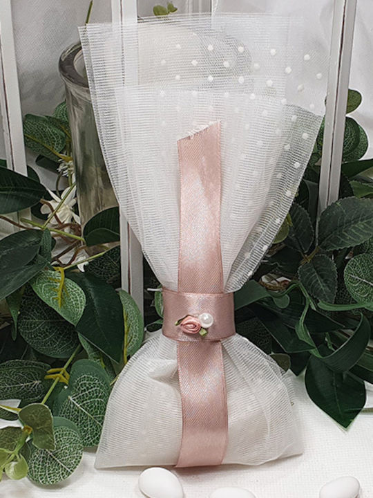 Hochzeitsgeschenk Tüll Satinrose