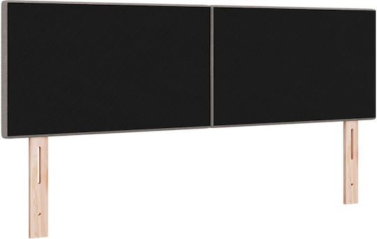 vidaXL Stoff-Kopfstütze für Betten Beige 144x88cm
