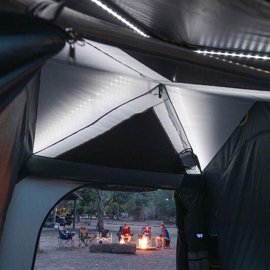 OZtrail Fast Frame Lumos Automatic Summer Camping Tent Grey for 6 People 505x280x195cm