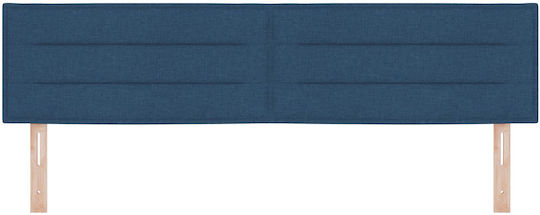 vidaXL Fabric Bed Headboard Blue 180x78cm