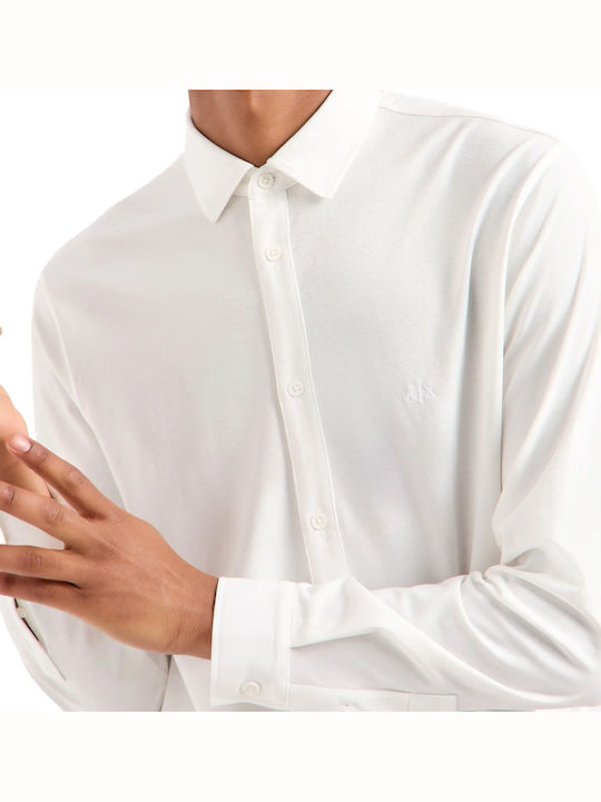 Long-sleeved Cotton Shirt White
