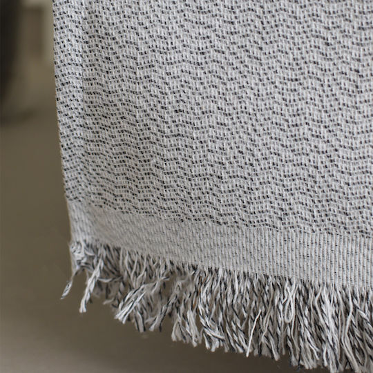 Ravelia Satu Armchair Throw 180x180cm D. Gray