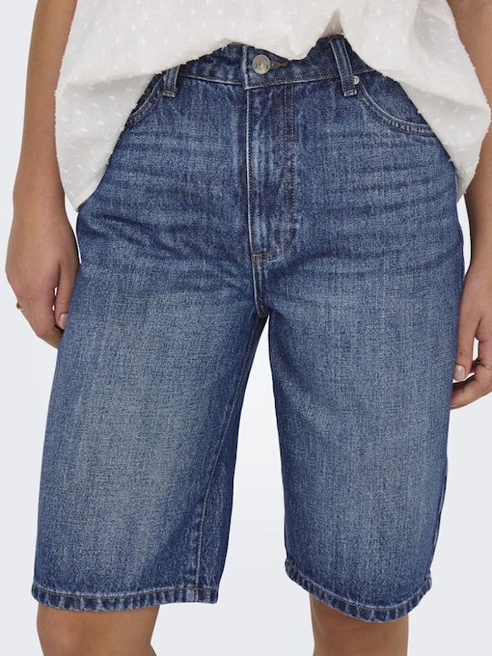 Damen Bermuda Jean Dark Blue