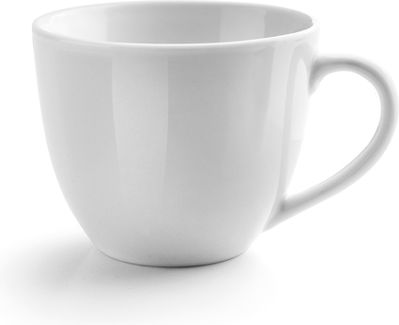 Ibili Tasse Kaffee aus Porzellan Weiß 310ml