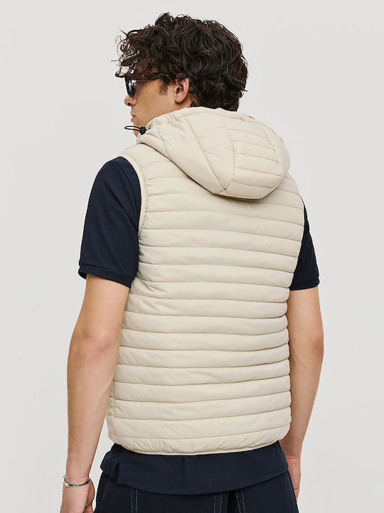 Sleeveless Jacket Ecru