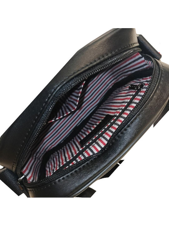 Geantă de Umăr / Tip Crossbody Neagră pentru Bărbați