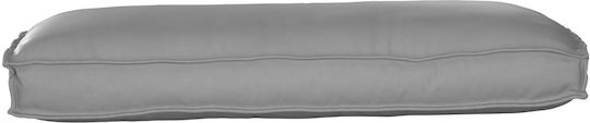 vidaXL Pernă Waterproof De Canapea De Grădină Cu Spătar Gri 50x120cm