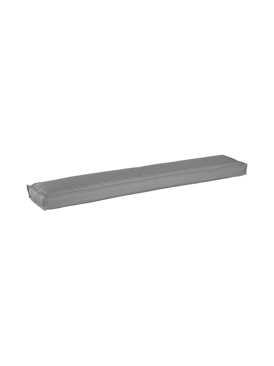 vidaXL Waterproof Bench Cushion for Garden Bench Gray 40x200cm