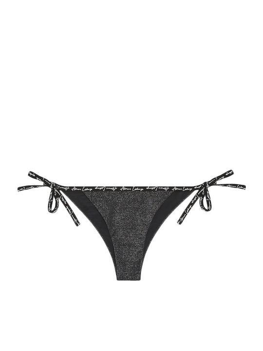 Bikini Brazil with Ties Silver