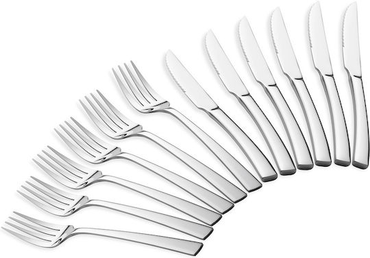 Berlinger Haus Shiny Pack Besteckset Silber 24Stück