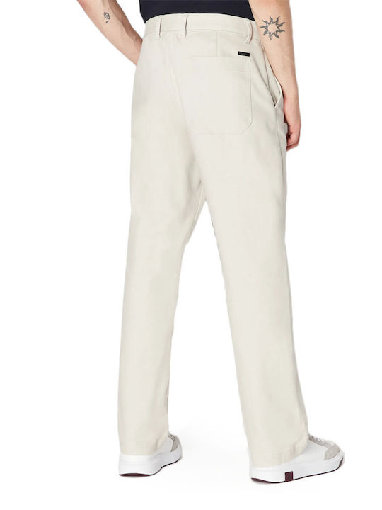 Armani Exchange Trousers Chino Beige