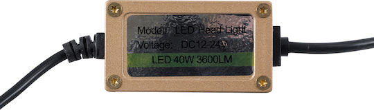GloboStar Λάμπες Αυτοκινήτου H3 LED 6000K Ψυχρό Λευκό 12V 45W 2τμχ