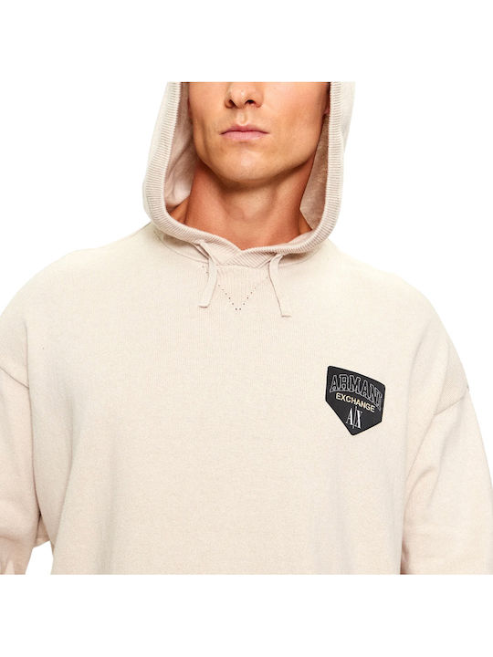Sweatshirt mit Kapuze Black-beige