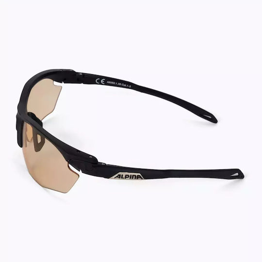 Alpina Twist Five Hr V Schwarz Matt Orange Sonnenbrille