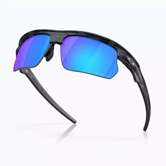 Oakley Bisphaera Sunglasses Matte Grey Camo Prizm Sapphire Polarized