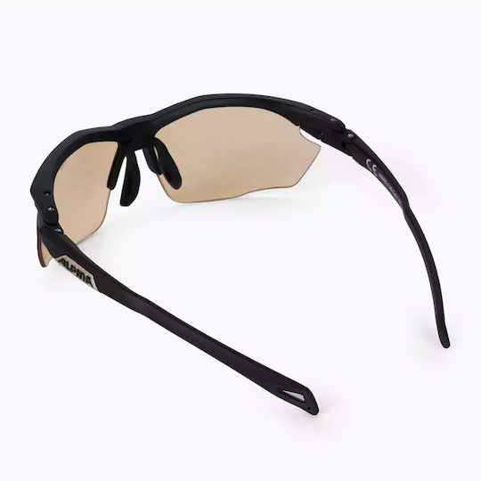 Alpina Twist Five Hr V Schwarz Matt Orange Sonnenbrille
