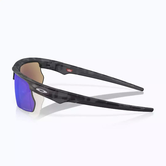 Oakley Bisphaera Sunglasses Matte Grey Camo Prizm Sapphire Polarized