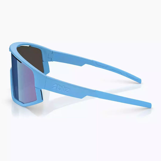 Bliz Vision Sonnenbrille Matt Blau Grau Blau Spiegel