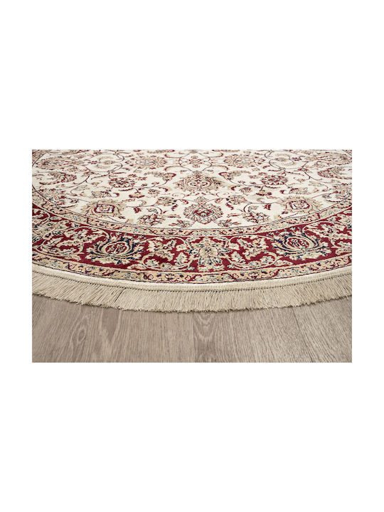 Newplan Sonia 553/301440 R με Κρόσια Φ160cm Εκρού Newplan Sonia 553/301440 R με Κρόσια Φ160cm Εκρού