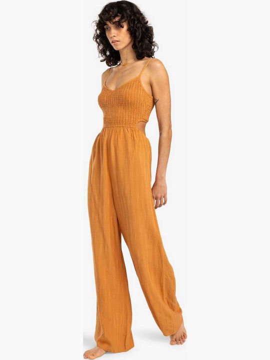 To The Moon Women's One-piece Suit Doeskin Orange