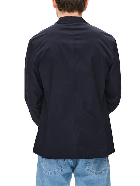 Gabba Men's Suit Jacket Regular Fit Blue