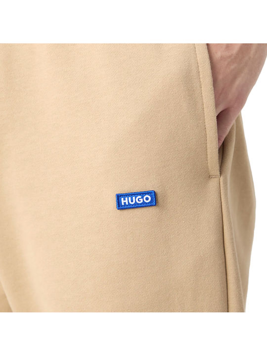 Jogginghose mit Gummizug Beige