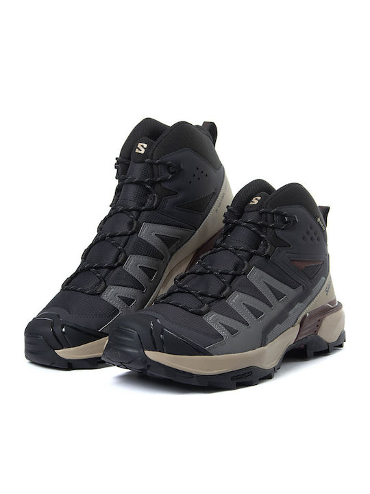 Salomon X Ultra 360 Mid Men's Hiking Boots Waterproof with Gore-Tex Membrane Gray