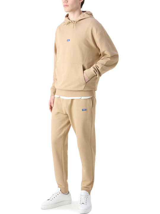 Jogginghose mit Gummizug Beige
