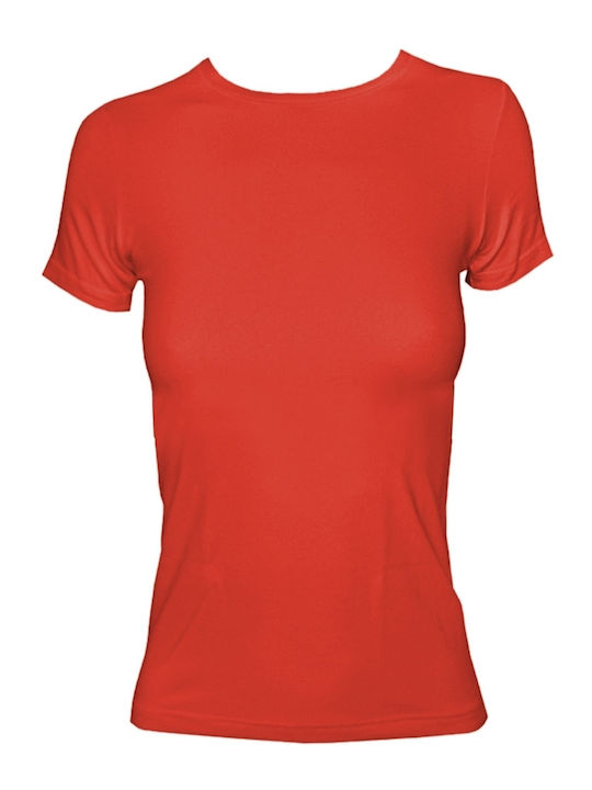 Short Sleeve Cotton Coral Women's T-Shirt