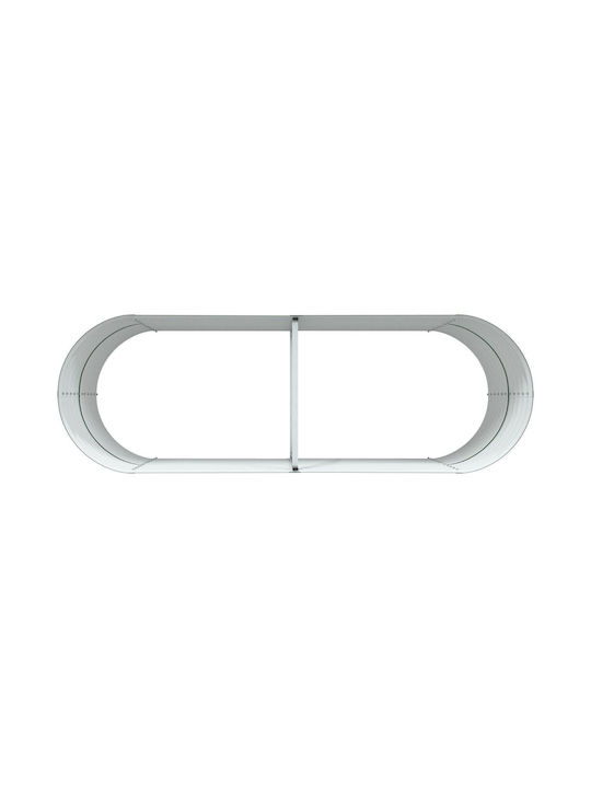 vidaXL Γλάστρα Μεταλλική Πράσινο 240x80x81εκ.