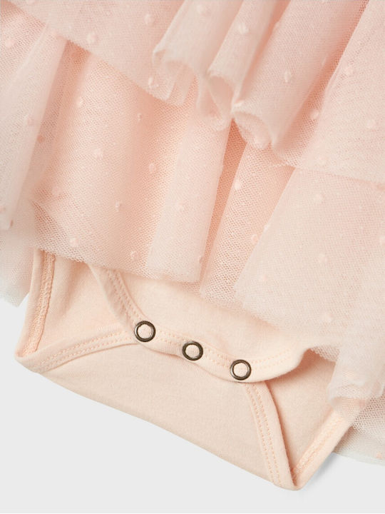 Lil' Atelier Babystrampler Kurzärmelig Pink
