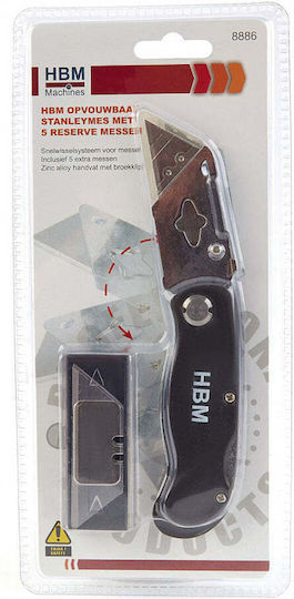 Klappmesser mit 5 Ersatzklingen Hbm