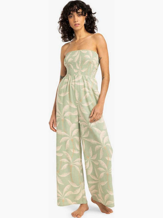 Summer Rainbow Women's One-piece Suit Pistachio