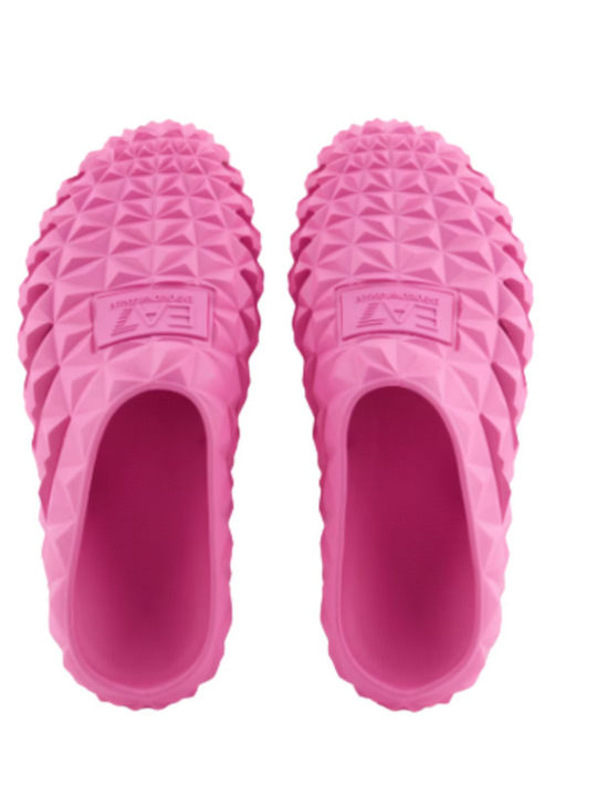 Emporio Armani Women’s Pink Clogs