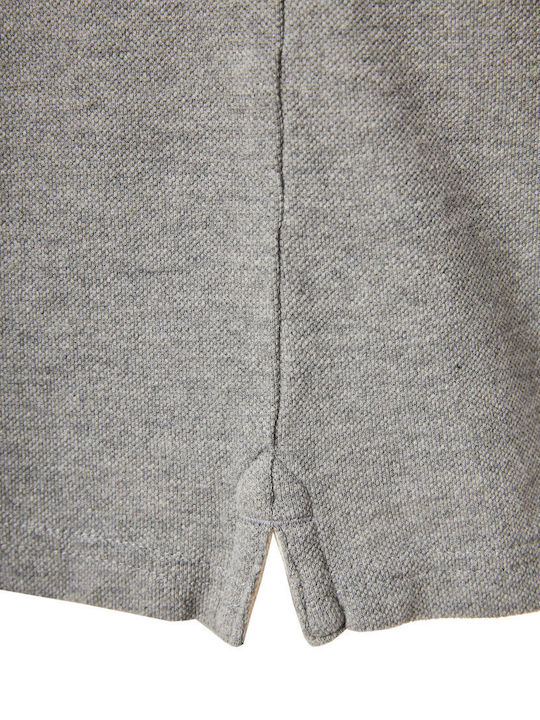 Polo Short Sleeve Gray Blouse