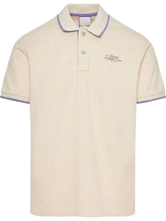 Polo Short Sleeve Ecru Blouse