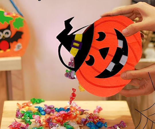 Αποκριάτικη Κολοκύθα Πορτοκαλί για Halloween 3τμχ