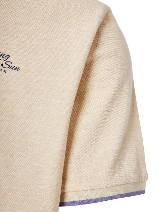 Polo Short Sleeve Ecru Blouse