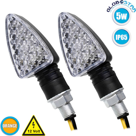GloboStar Flash Motorcycle LED 2pcs