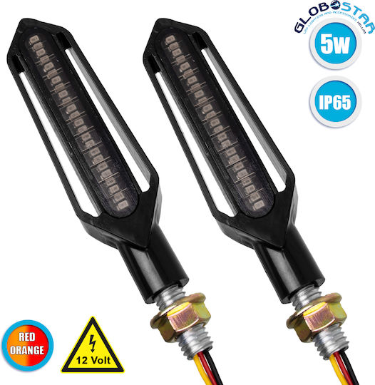 GloboStar Flash Motorcycle LED 2pcs