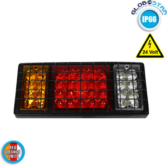 GloboStar Φως Τρέιλερ LED Αδιάβροχο με Βίδες 24V 1τμχ