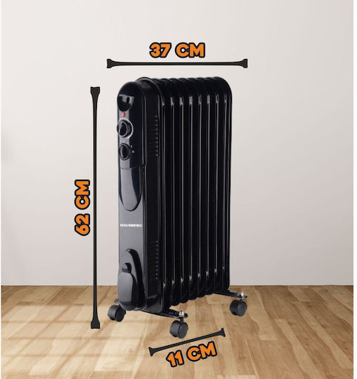 Hausberg Radiator cu ulei cu 9 Elemente 2000W