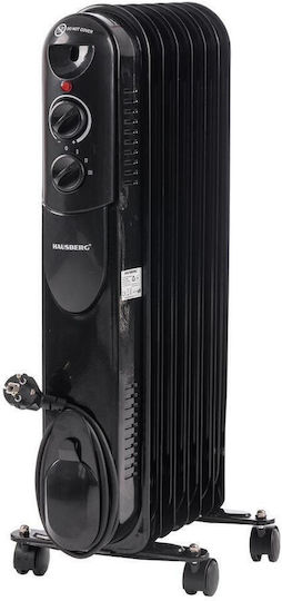Hausberg Radiator cu ulei cu 7 Elemente 1500W